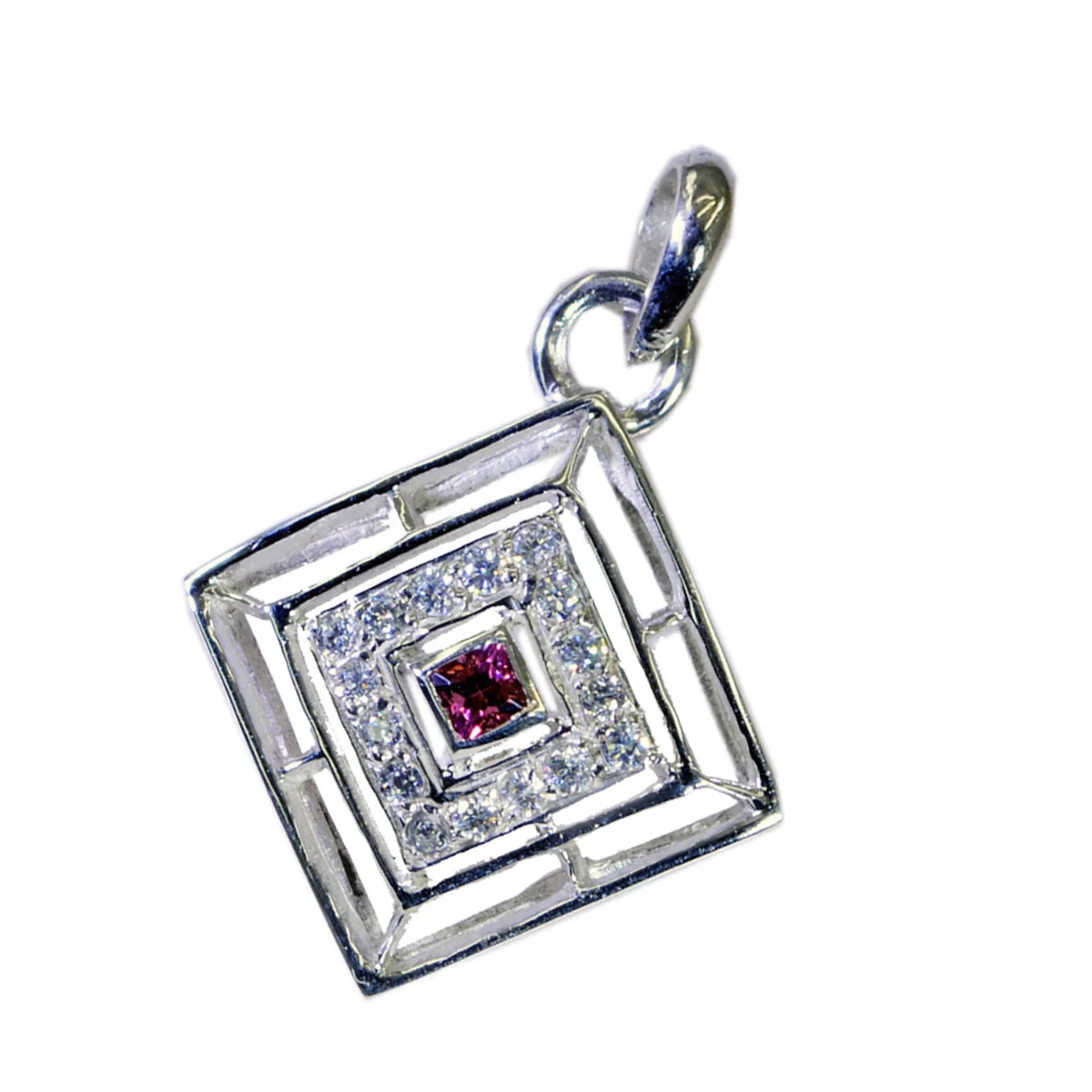 Garnet Tiny Australian 92.5 Silver multiple Claire valentine Red Pendant Jewellery - Image 3