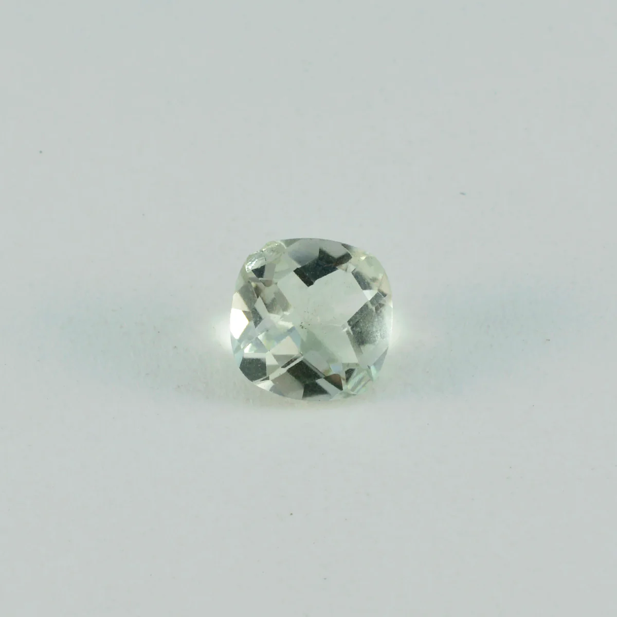 Green Amethyst 1PC Chunky 16x16 MM Cushion Faceted Green Pure Semi Precious Loose Gems - Image 3