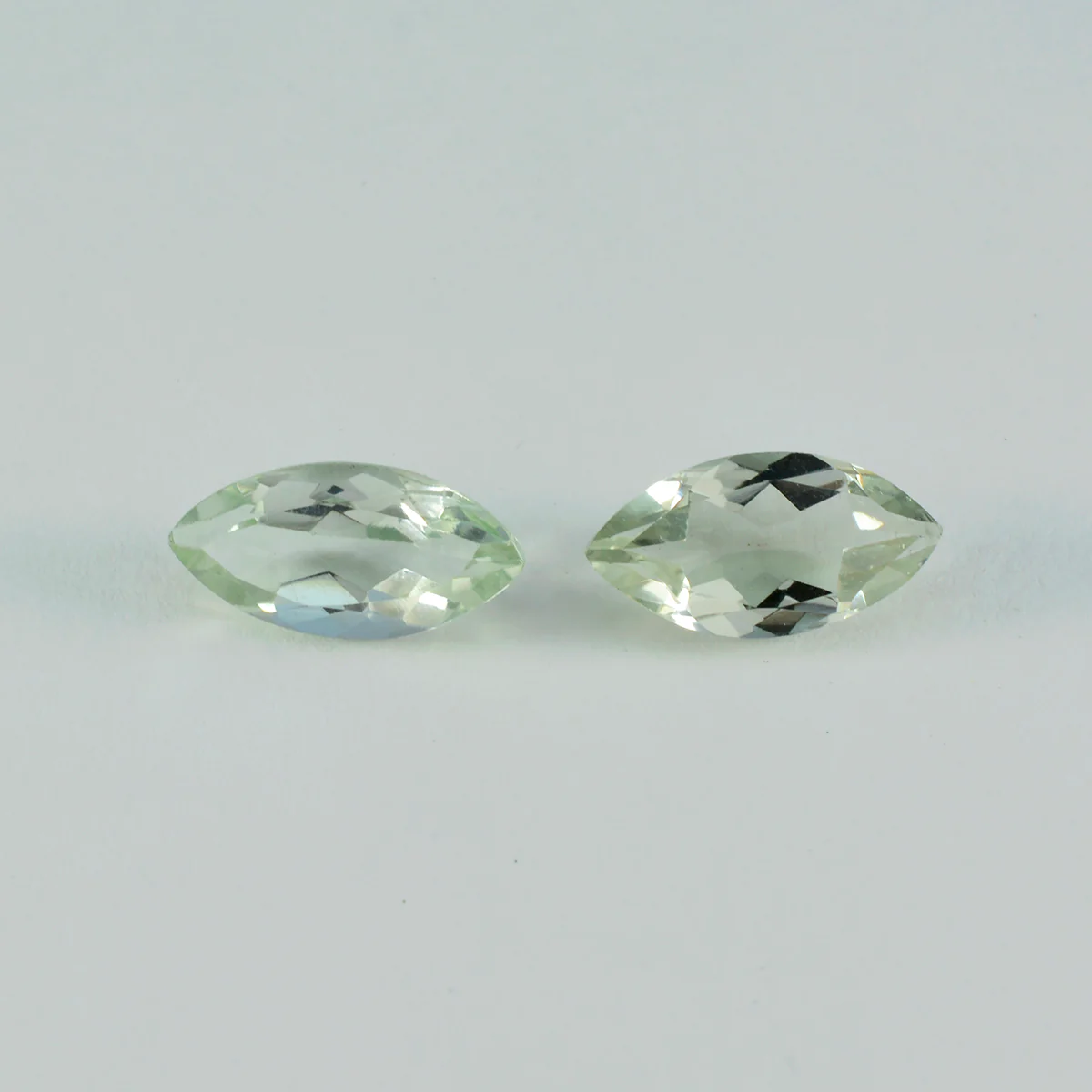 Green Amethyst 1PC Medium 7x14 MM Marquise Faceted Green Fiery Semi Precious Loose Gemstone - Image 4