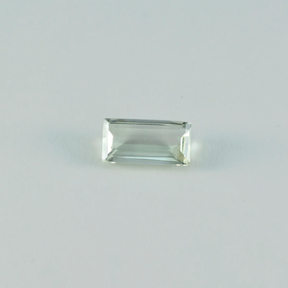 Green Amethyst 1PC Tiny 3x6 MM Baguette Faceted Green Sparkling Semi Precious Gems - Image 3