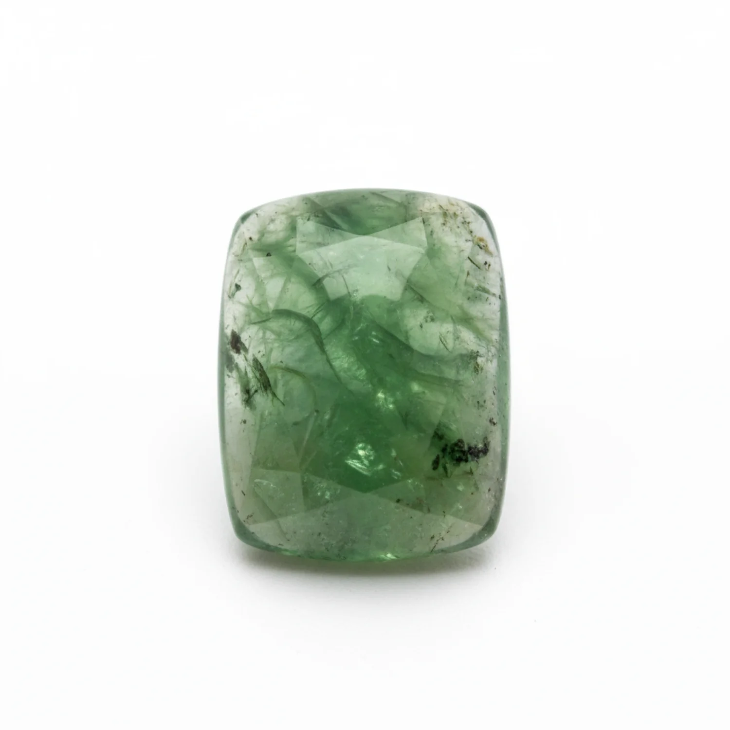 Green Aventurine 1PC Small 6x9 MM Emerald Cabochon Green Sparkling semi Precious Gems