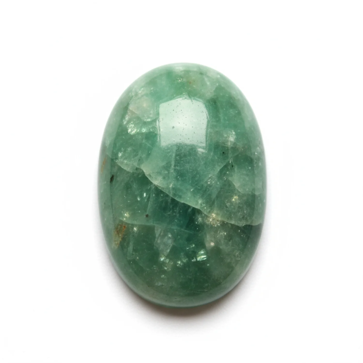 Green Aventurine 1PC Small 6x9 MM Oval Cabochon Green Shine semi Precious Loose Gemstones - Image 2