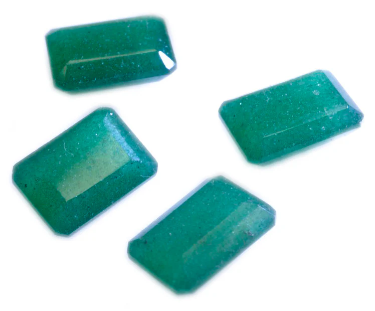 Green Onyx 10PC Tiny 3x5 MM Emerald Faceted Green Shine Semi Precious Loose Gems - Image 3