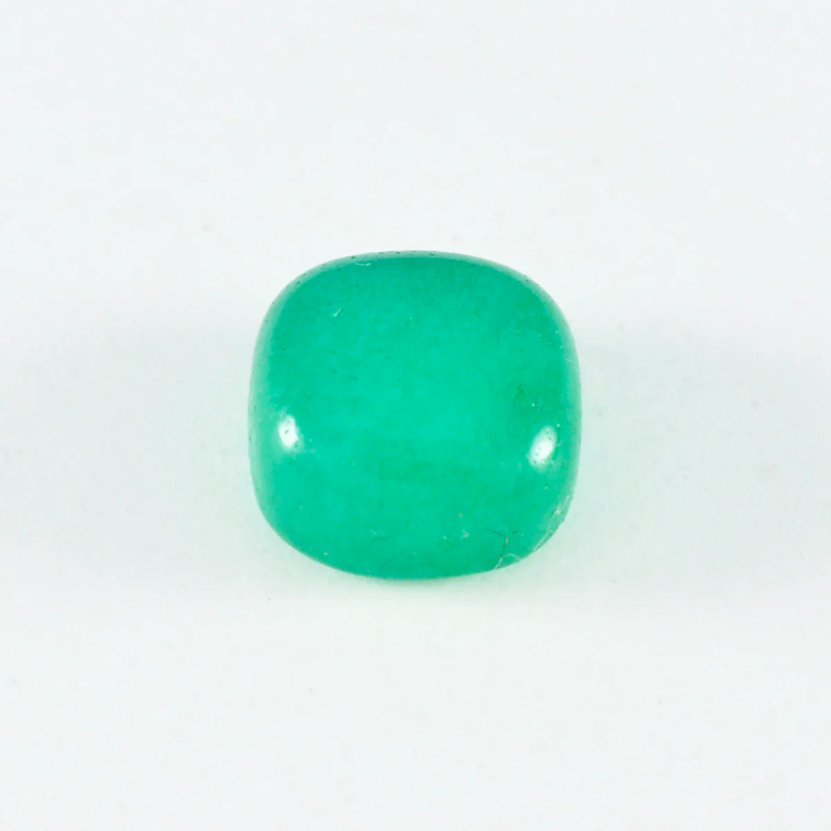 Green Onyx 1PC Medium 9x9 MM Cushion Cabochon Green Fiery semi Precious Loose Gemstone - Image 3