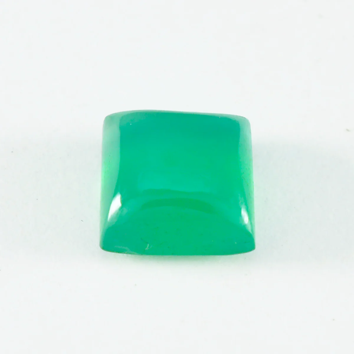 Green Onyx 1PC Medium 9x9 MM Square Cabochon Green Luster semi Precious Loose Gems - Image 3