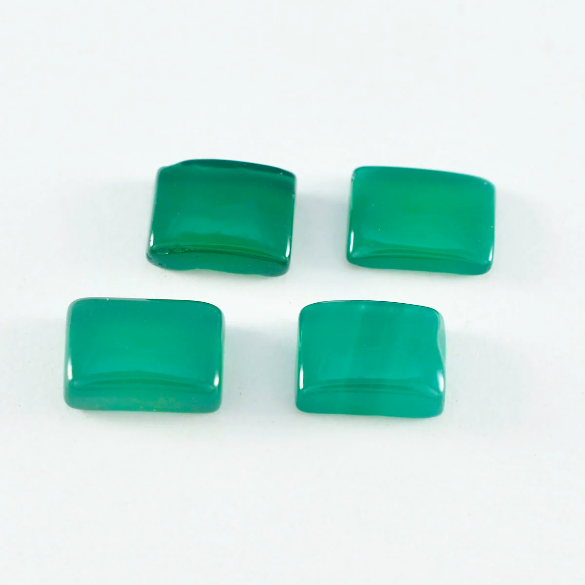 Green Onyx 1PC Small 6x9 MM Emerald Cabochon Green High-Quality semi Precious Loose Gemstones - Image 2