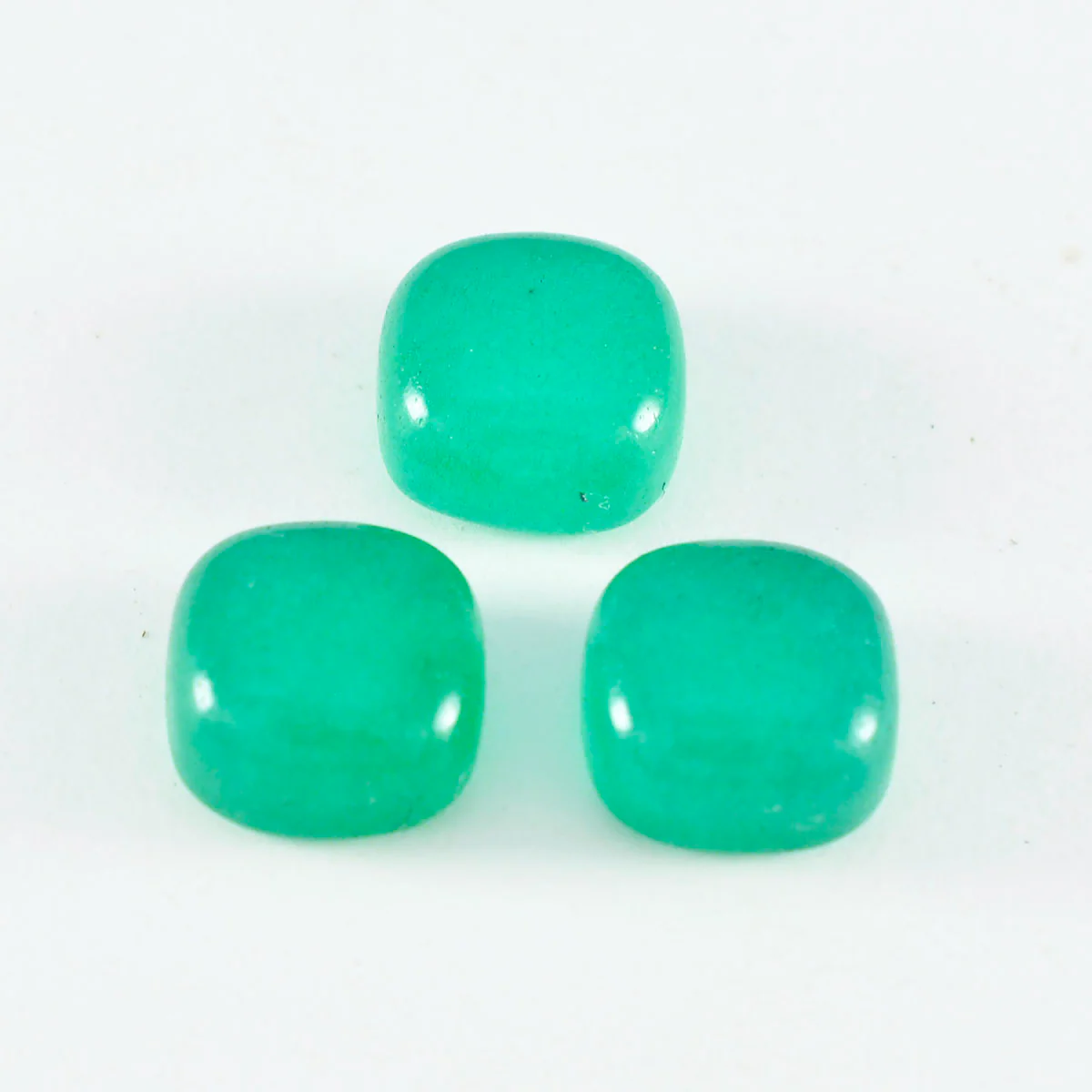 Green Onyx 1PC Small 7x7 MM Cushion Cabochon Green Superior semi Precious Gems - Image 3