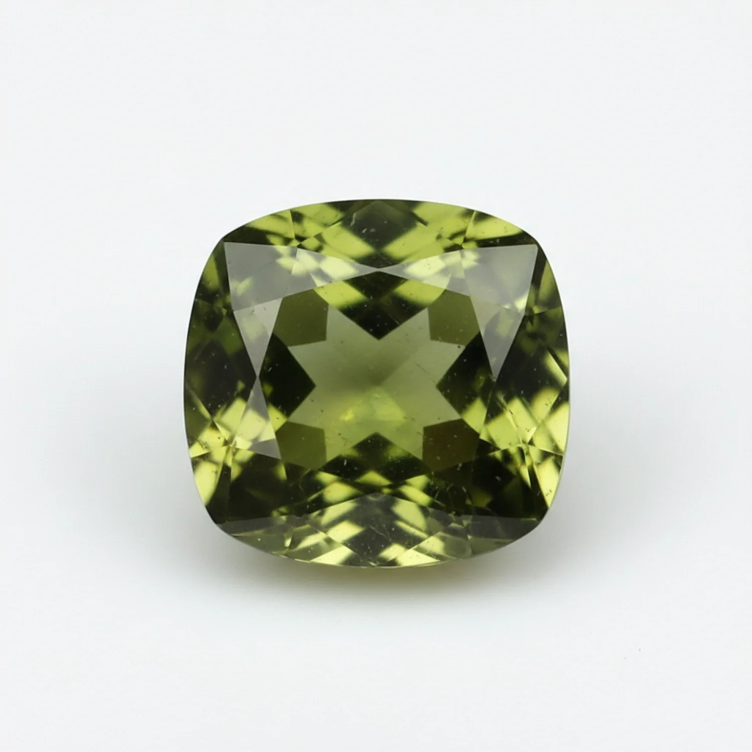 Green Tourmaline 10PC Tiny 3x3 MM Cushion Faceted Green Fiery Semi Precious Gems - Image 2
