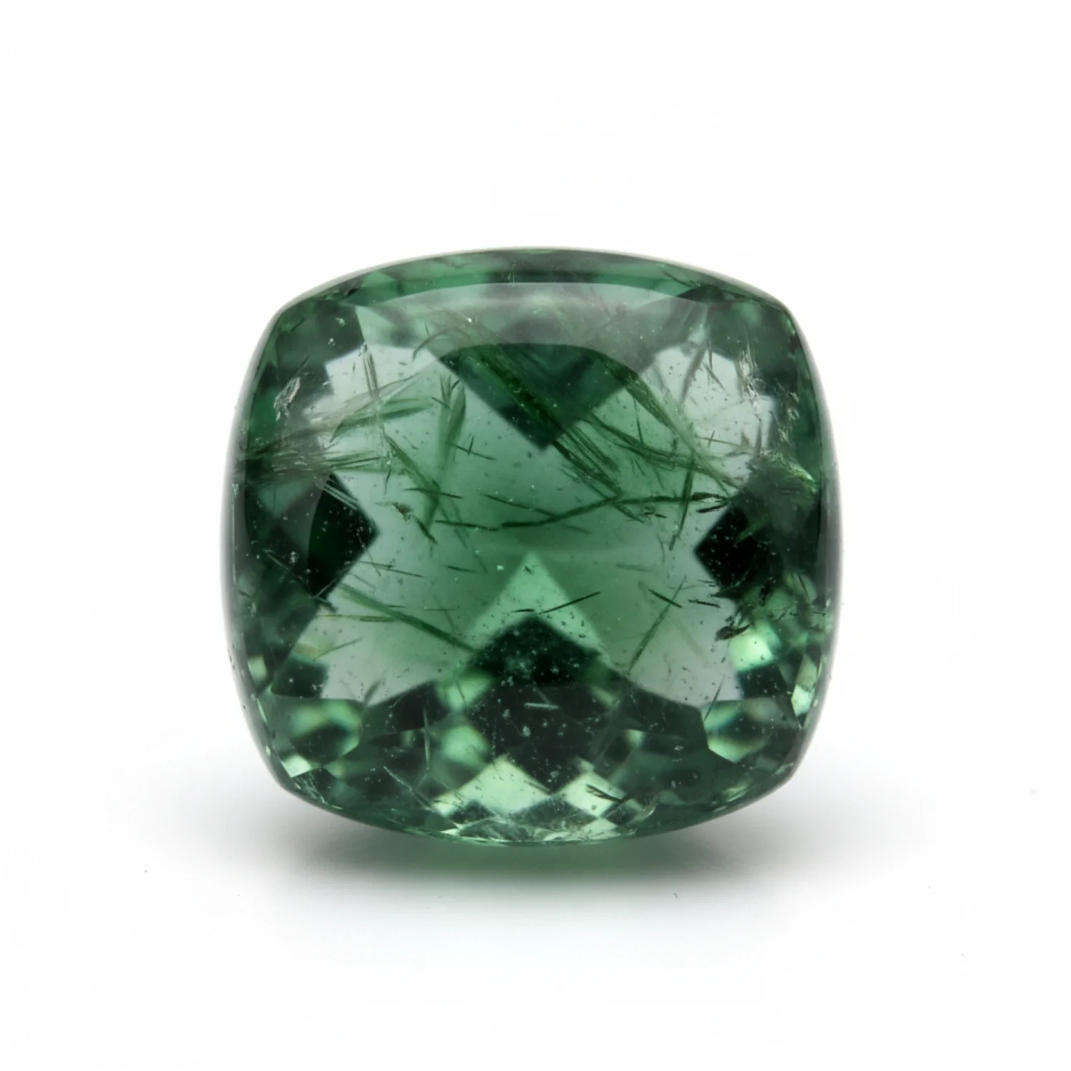 Green Tourmaline 10PC Tiny 5x5 MM Square Cabochon Green Luster semi Precious Loose Gemstones