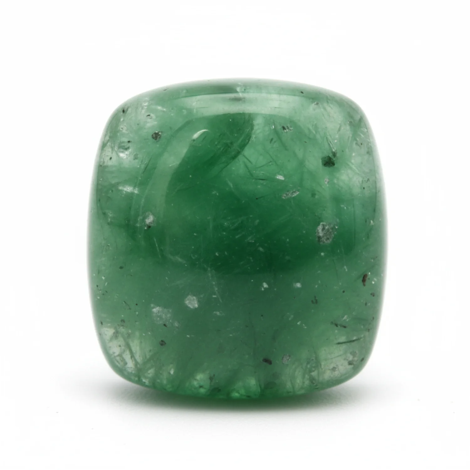 Green Tourmaline 1PC Large 10x10 MM Square Cabochon Green Natural semi Precious Loose Gemstone