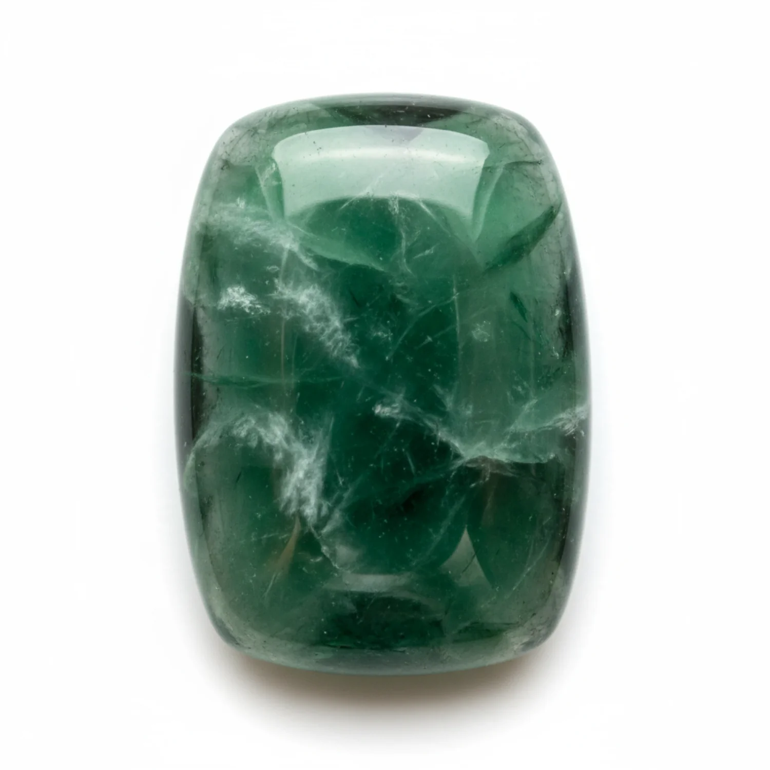 Green Tourmaline 1PC Small 6x12 MM Baguette Cabochon Green Fine semi Precious Semi Precious Gemstone - Image 2