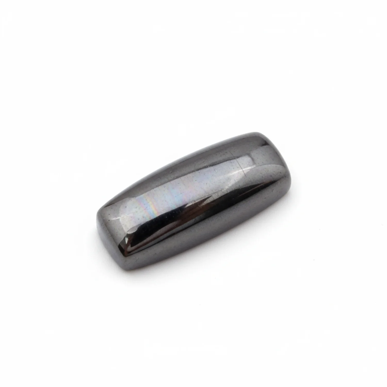 Hematite (Gunmetal) 10PC Tiny 4x8 MM Baguette Cabochon Gray Superior semi Precious Loose Gemstone