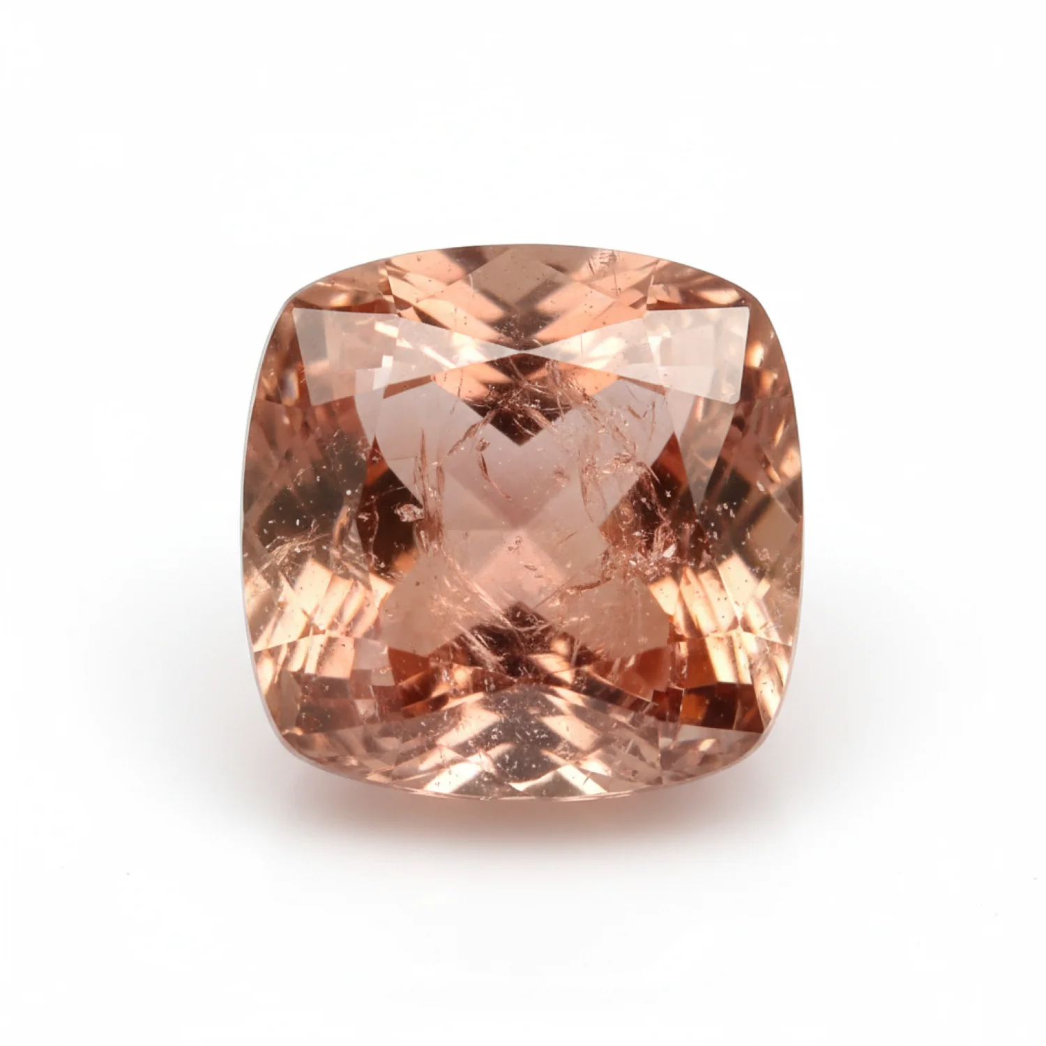 Hessonite Garnet (Gomed) 10PC Tiny 3x3 MM Cushion Faceted Red Fiery Precious Loose Gemstone - Image 2