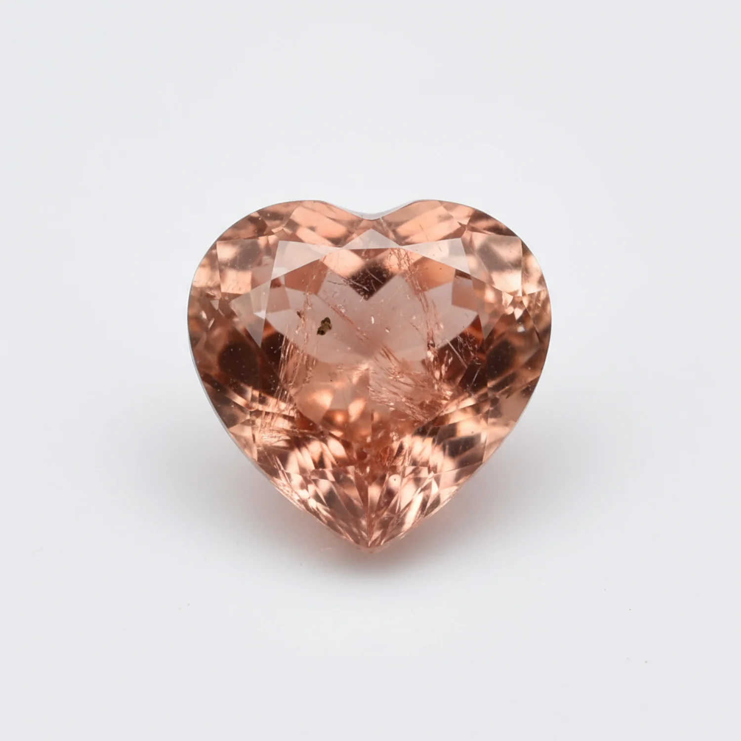 Hessonite Garnet (Gomed) 10PC Tiny 3x3 MM Heart Faceted Red Fiery Precious Loose Gemstone