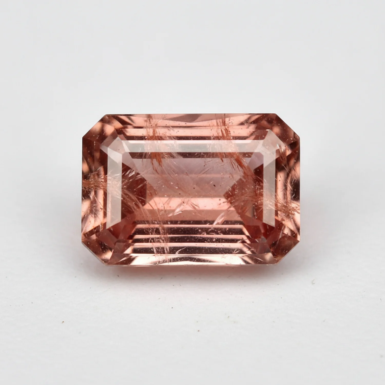 Hessonite Garnet (Gomed) 1PC Chunky 13x18 MM Emerald Faceted Red Fine Precious Gems - Image 2