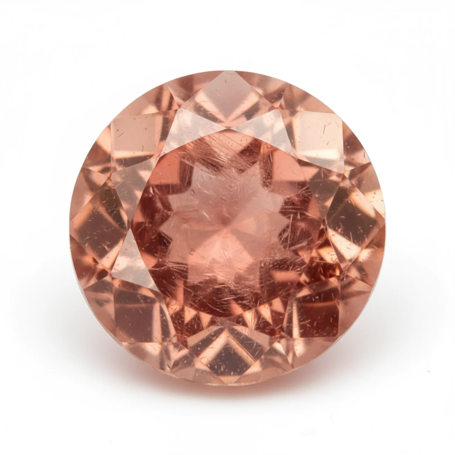 Hessonite Garnet (Gomed) 1PC Chunky 16x16 MM Round Faceted Red Pure Precious Loose Gemstones