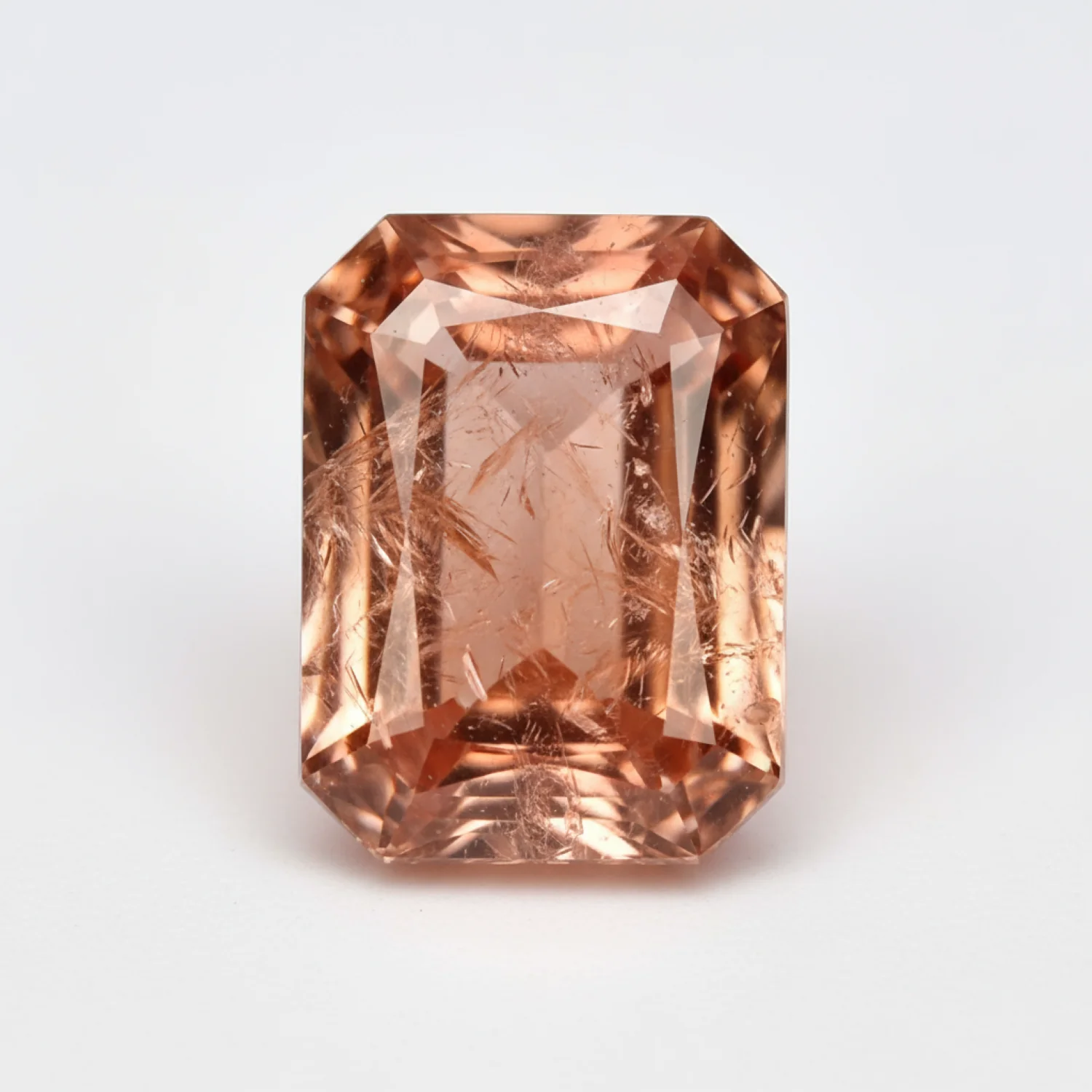 Hessonite Garnet (Gomed) 1PC Medium 7x10 MM Emerald Faceted Red Brilliant Precious Loose Gems - Image 2