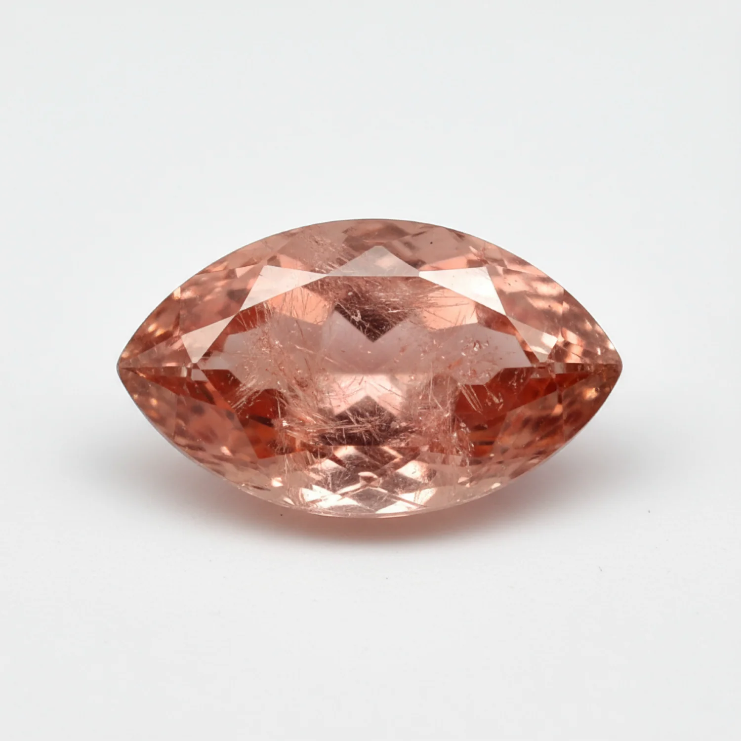 Hessonite Garnet (Gomed) 1PC Small 6x12 MM Marquise Faceted Red Superior Precious Gems