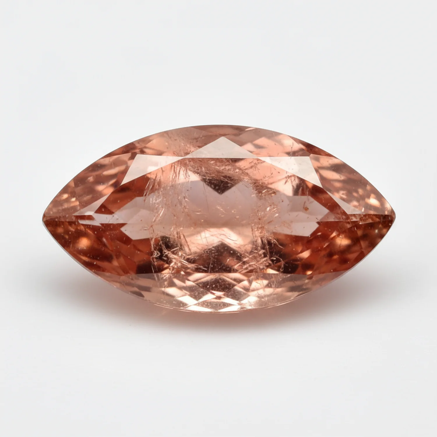 Hessonite Garnet (Gomed) 1PC Small 6x12 MM Marquise Faceted Red Superior Precious Gems - Image 2
