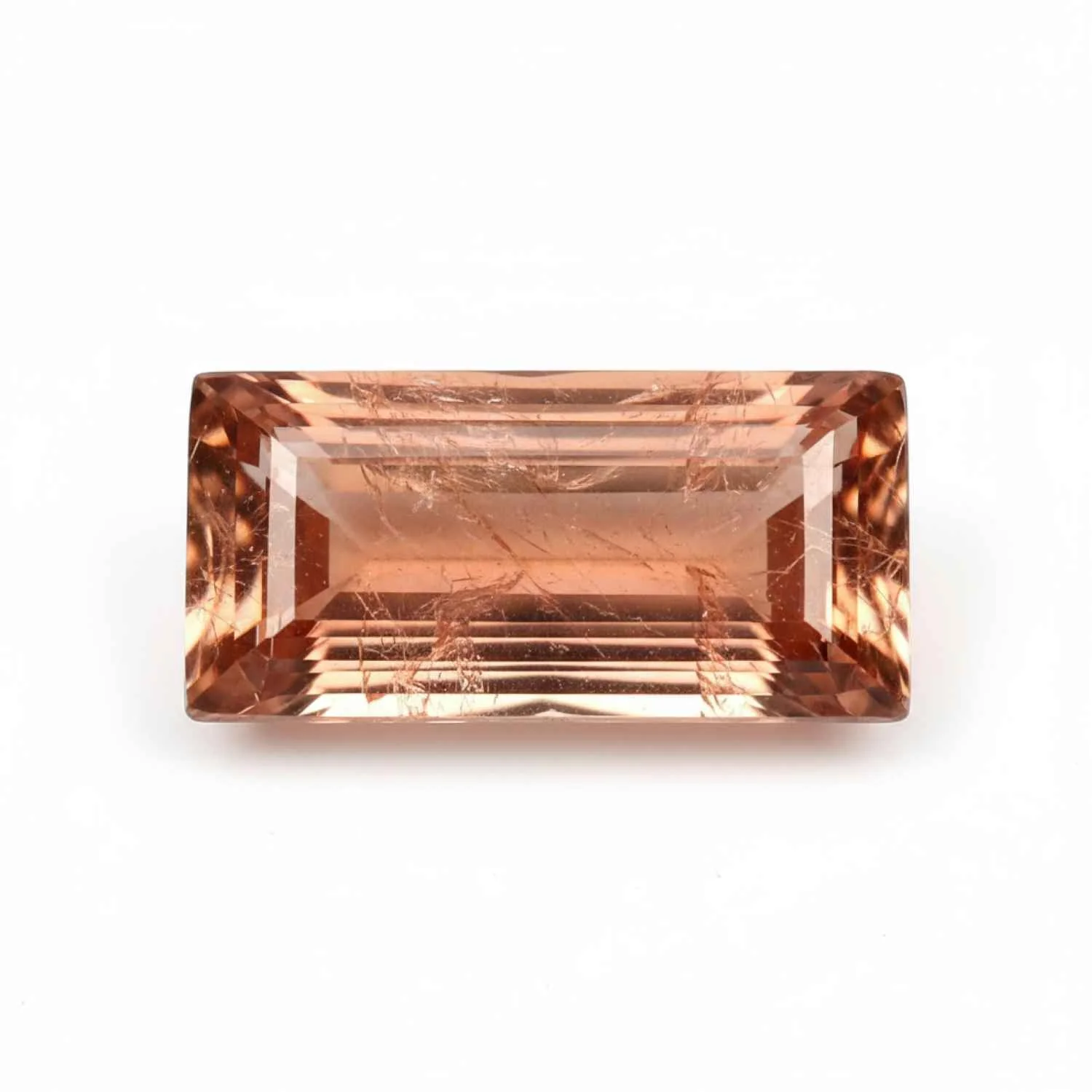 Hessonite Garnet (Gomed) 1PC Tiny 3x6 MM Baguette Faceted Red Brilliant Precious Loose Gemstones - Image 2