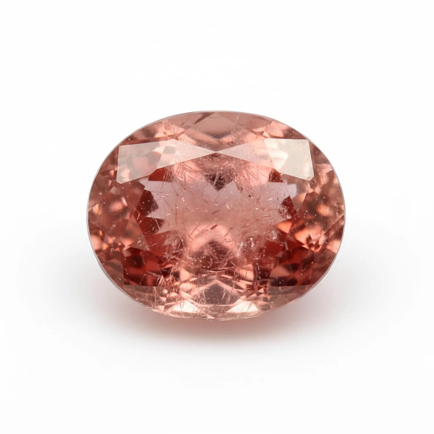 Hessonite Garnet (Gomed) 1PC Tiny 4x6 MM Oval Faceted Red Splendid Precious Gems - Image 2