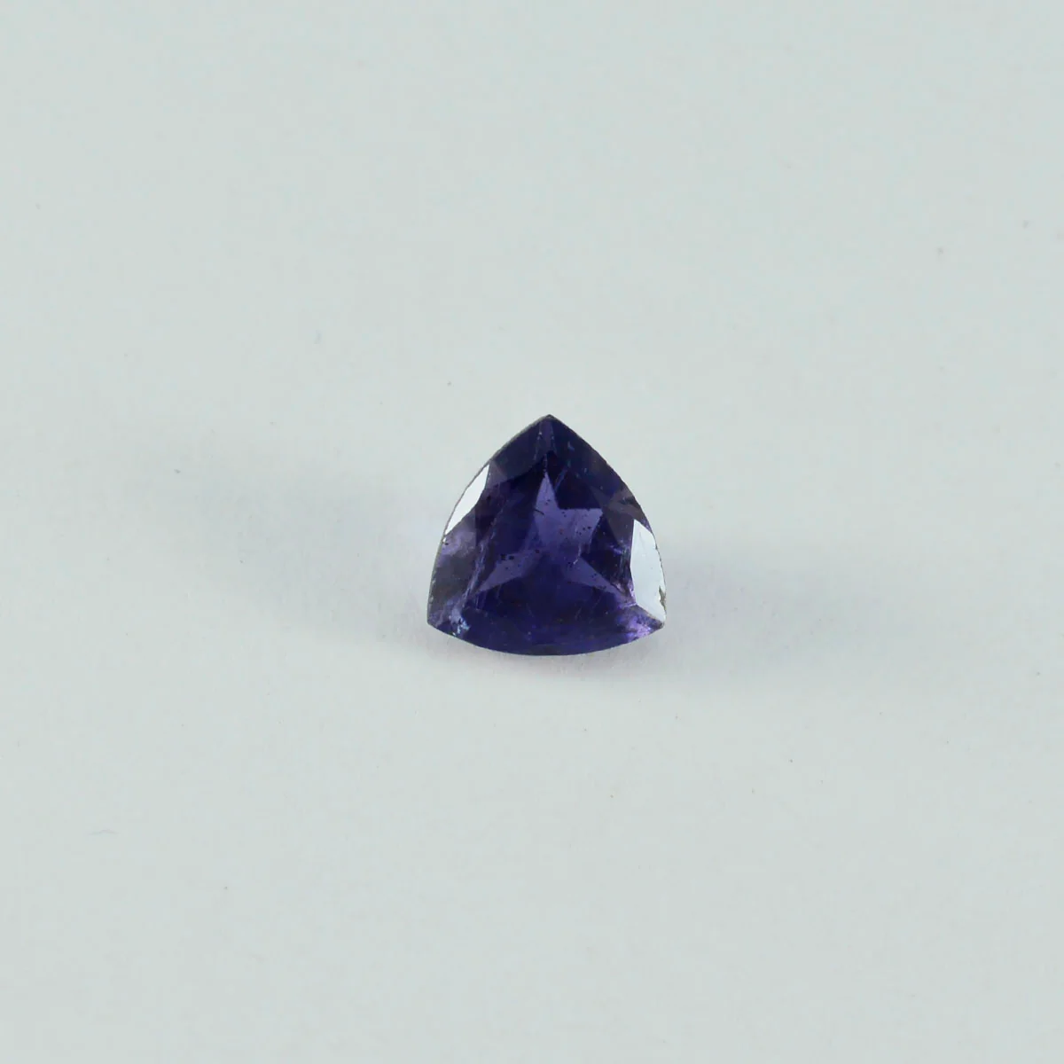 Iolite 10PC Tiny 3x3 MM Triangle Faceted Blue Fiery Semi Precious Gems - Image 3