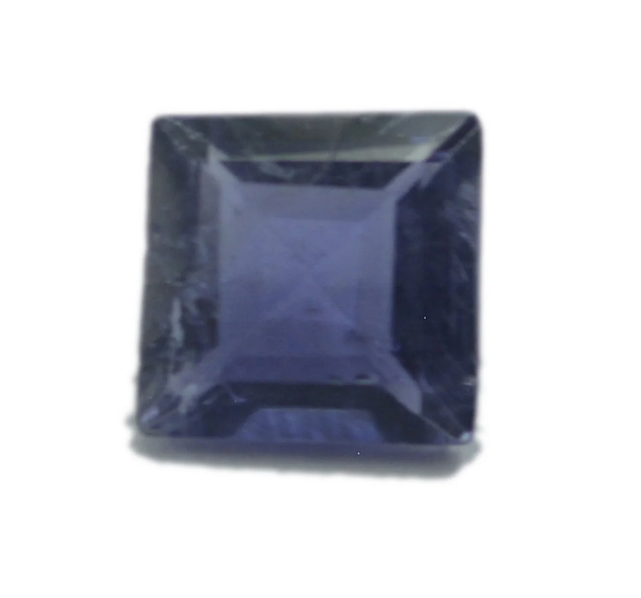 Iolite 10PC Tiny 4x4 MM Square Faceted Blue Brilliant Semi Precious Loose Gems - Image 2