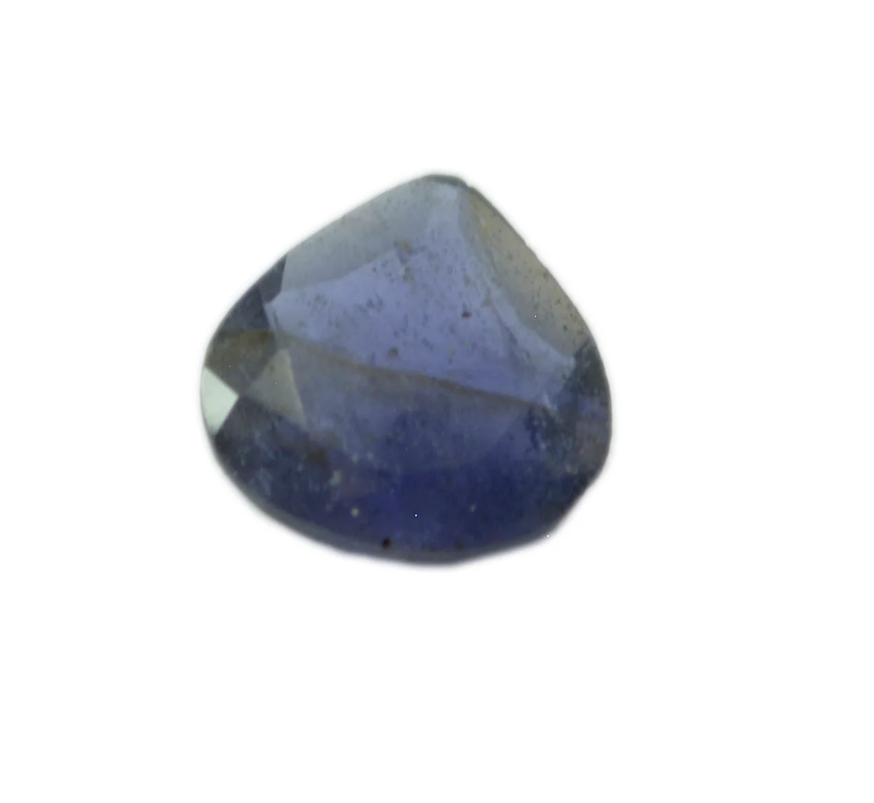 Iolite 1PC Chunky 15x15 MM Heart Faceted Blue Superior Semi Precious Gems - Image 2