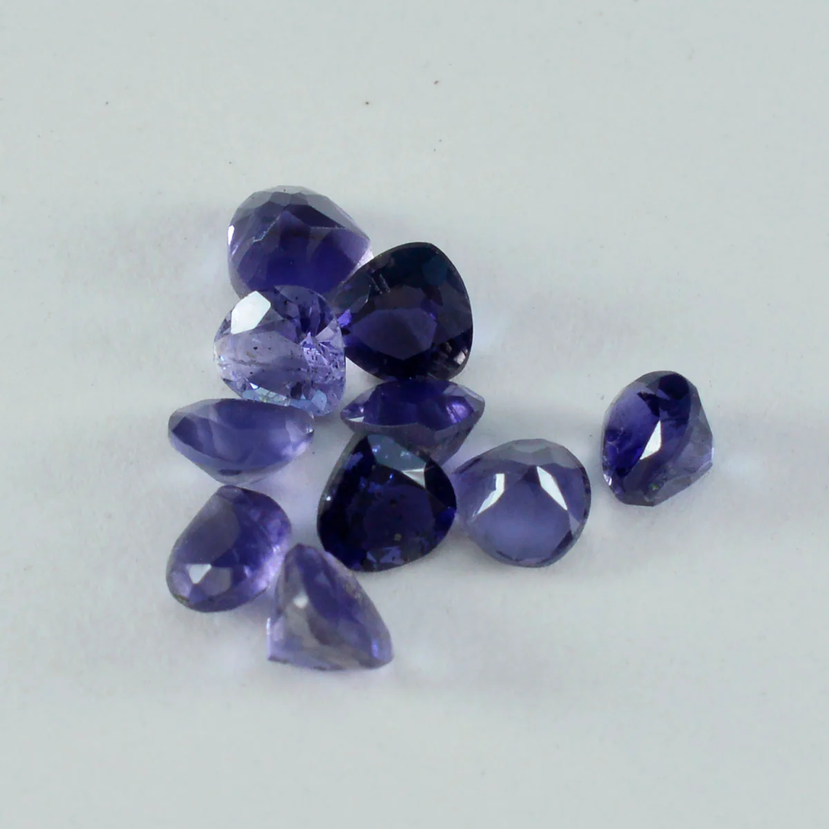 Iolite 1PC Chunky 15x15 MM Heart Faceted Blue Superior Semi Precious Gems - Image 4