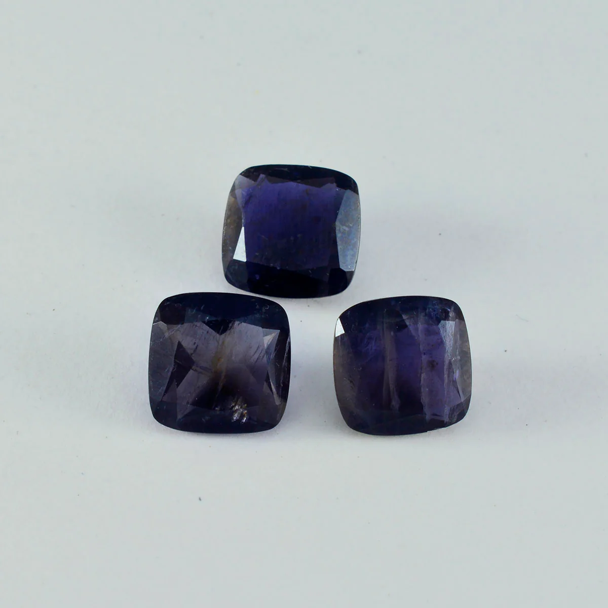 Iolite 1PC Chunky 15x20 MM Emerald Faceted Blue Natural Semi Precious Gems - Image 2