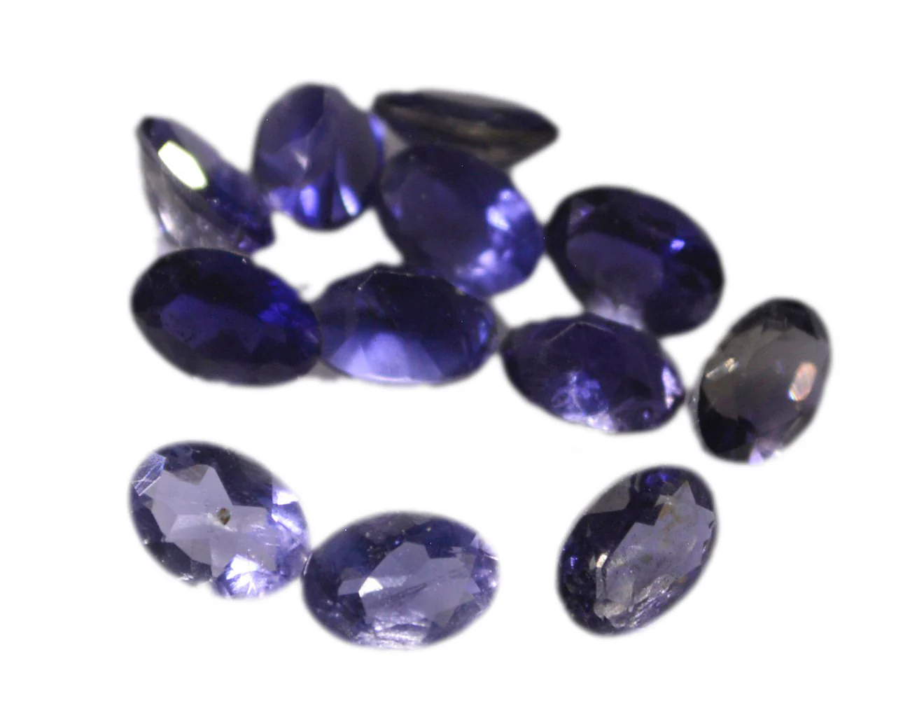 Iolite 1PC Chunky 15x20 MM Oval Faceted Blue Splendid Semi Precious Gems - Image 4