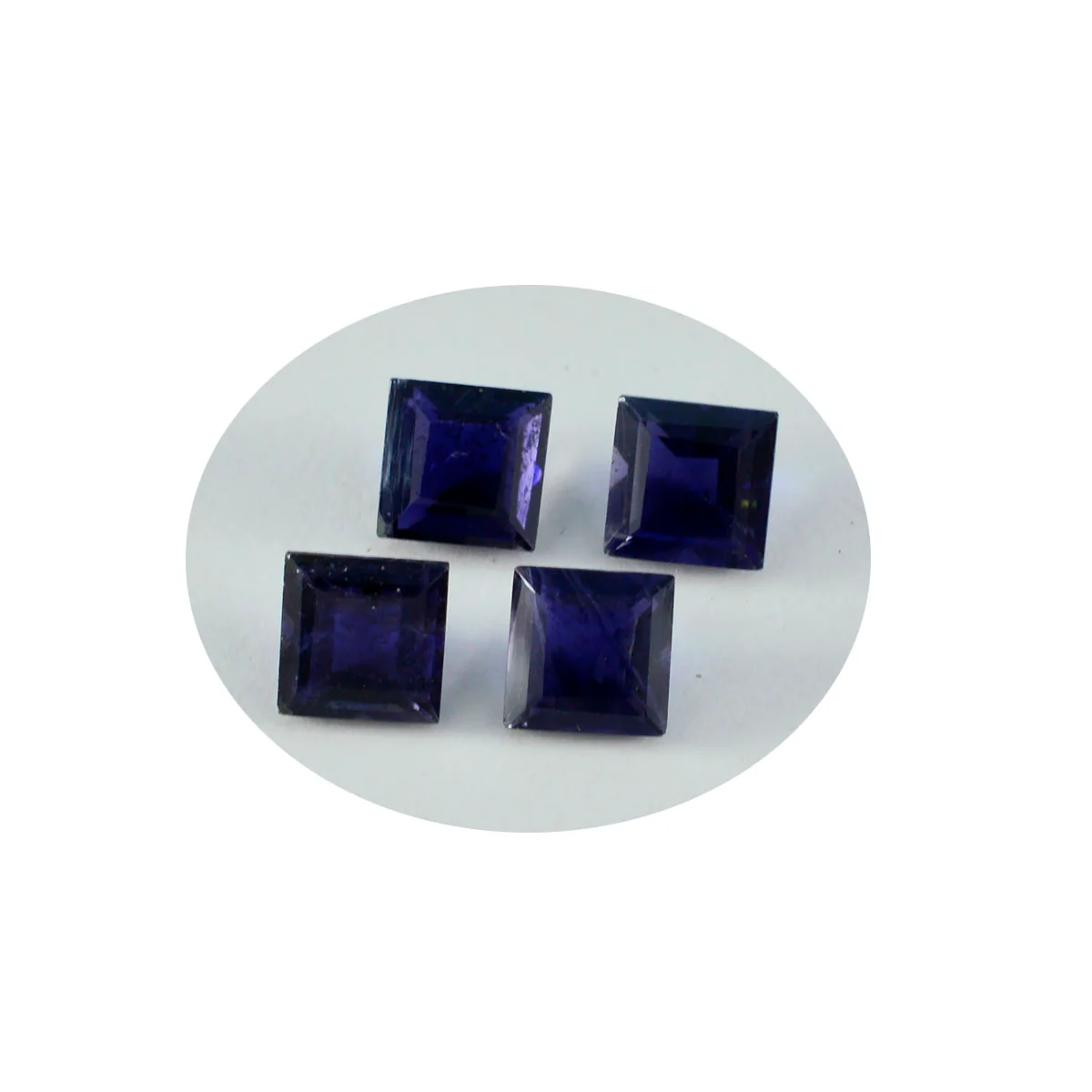 Iolite 1PC Chunky 16x16 MM Square Faceted Blue Pure Semi Precious Loose Gems - Image 2