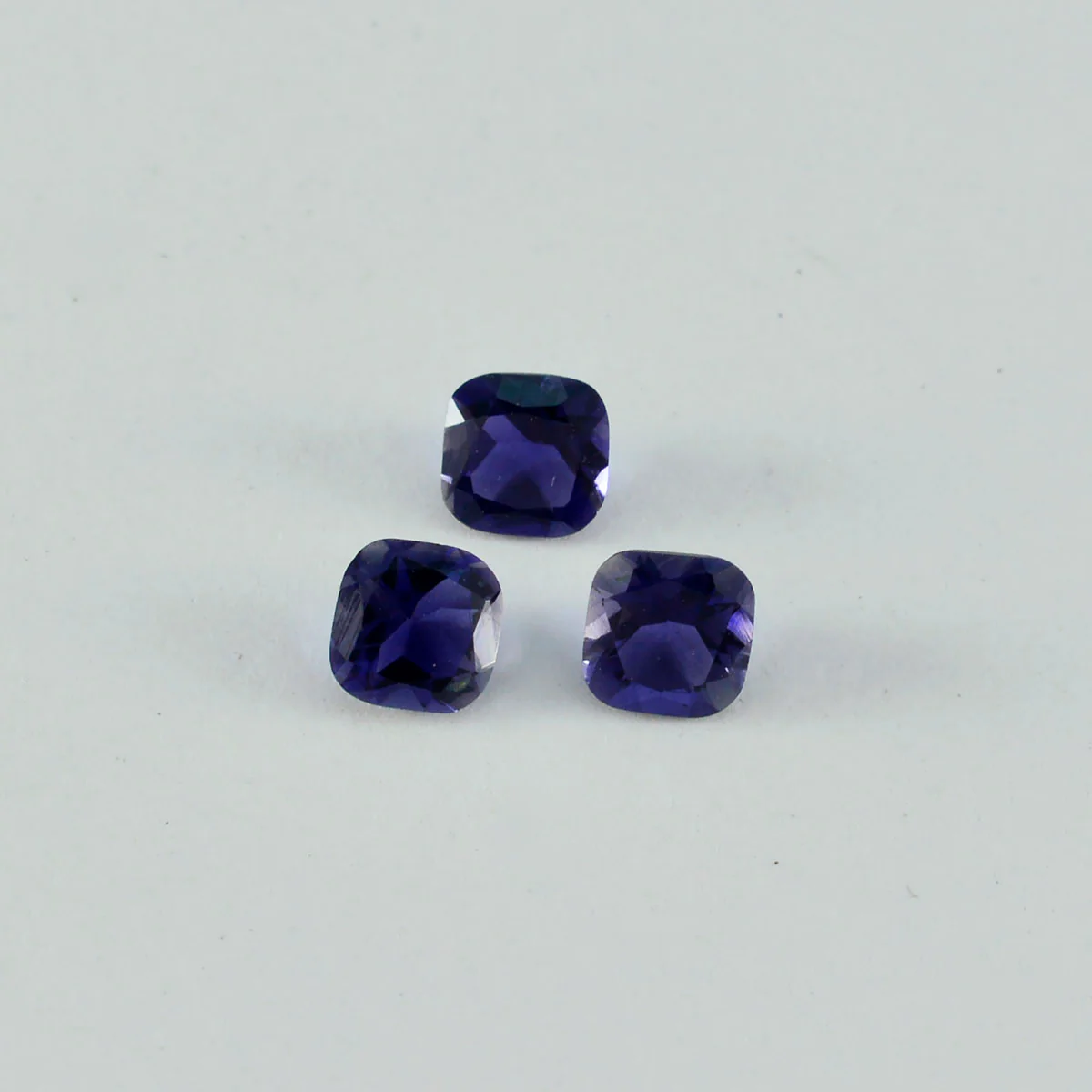 Iolite 1PC Large 9x11 MM Emerald Faceted Blue Splendid Semi Precious Loose Gemstone - Image 3