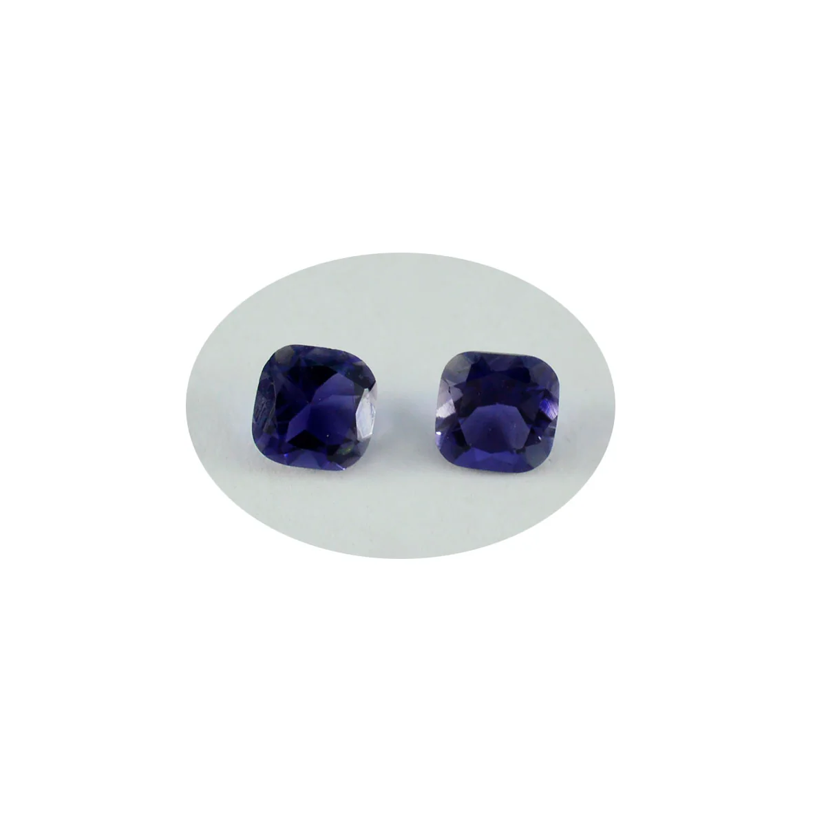 Iolite 1PC Large 9x11 MM Emerald Faceted Blue Splendid Semi Precious Loose Gemstone - Image 4