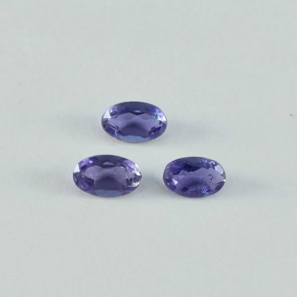 Iolite 1PC Large 9x11 MM Oval Faceted Blue Superior Semi Precious Loose Gemstone - Image 3