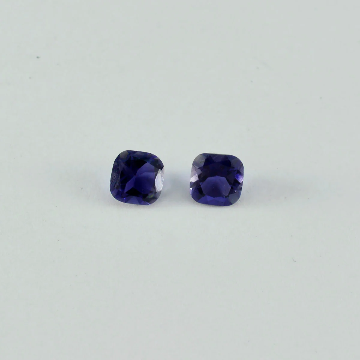 Iolite 1PC Medium 7x10 MM Emerald Faceted Blue Sparkling Semi Precious Gems - Image 4