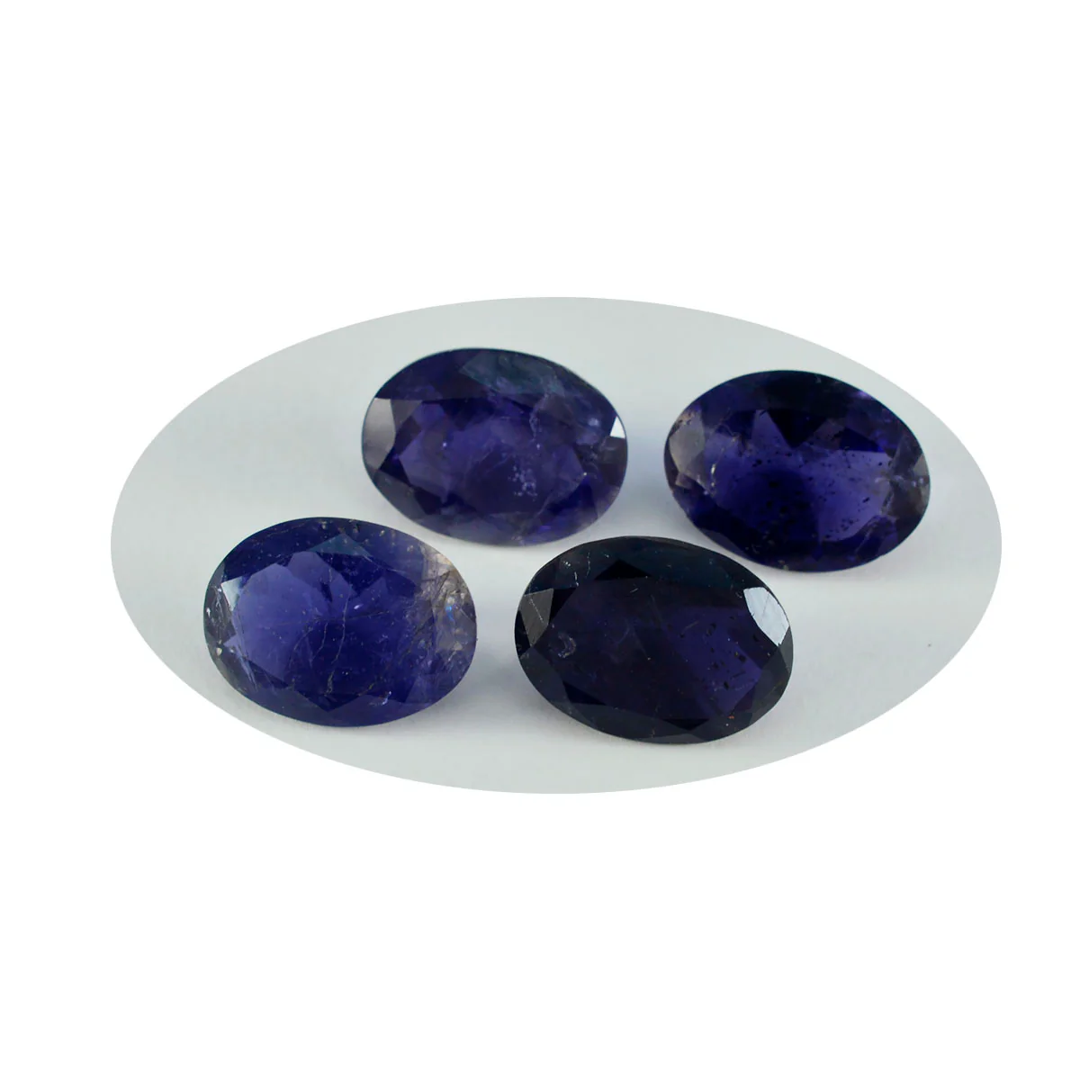 Iolite 1PC Small 6x9 MM Oval Faceted Blue Fine Semi Precious Loose Gemstone