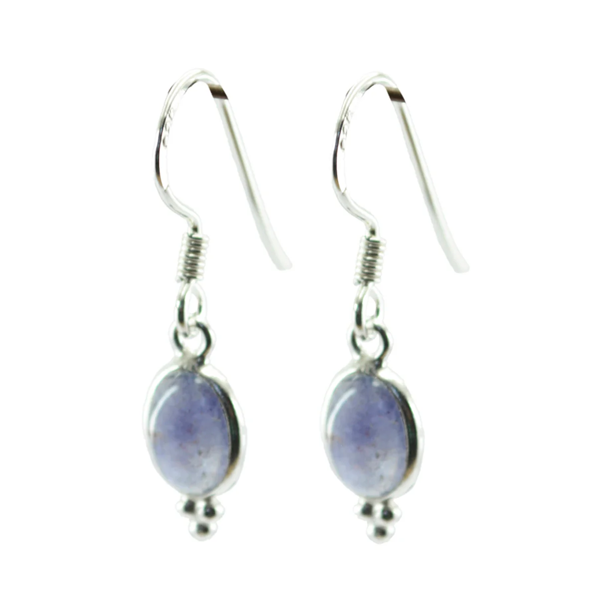 Iolite Italian Abigail multiple Dangle Blue Silver Earring