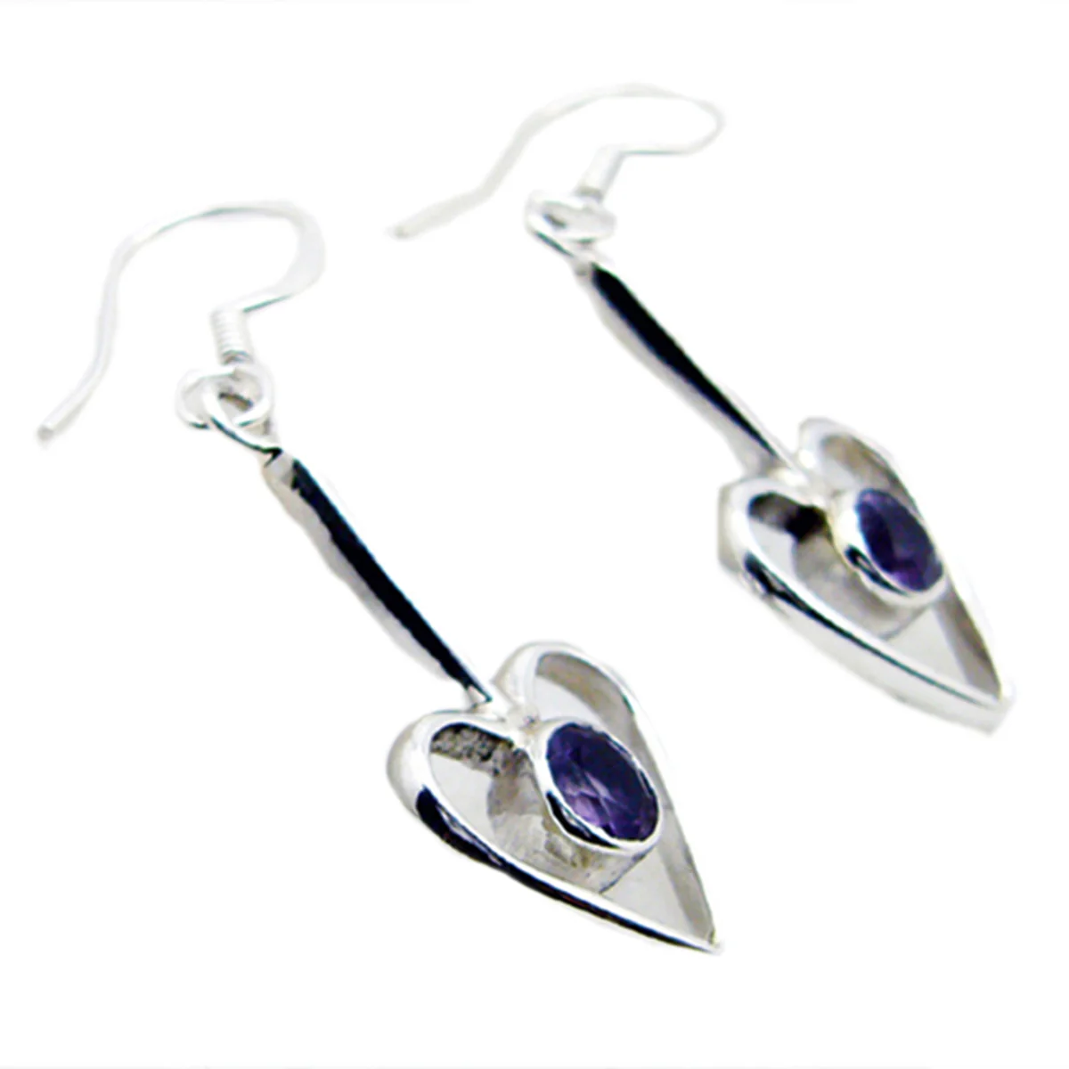 Iolite Russian Audrey multiple Dangle Blue 925 Sterling Silver Earring - Image 3
