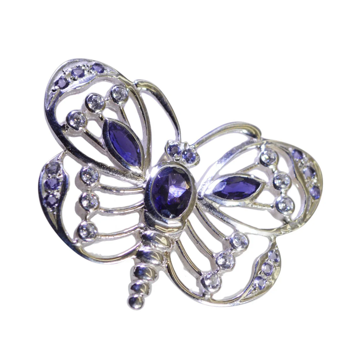 Iolite Whisper-thin Middle Eastern 925 Silver multiple Joaquina Engagement Blue Pendant Jewelry - Image 3