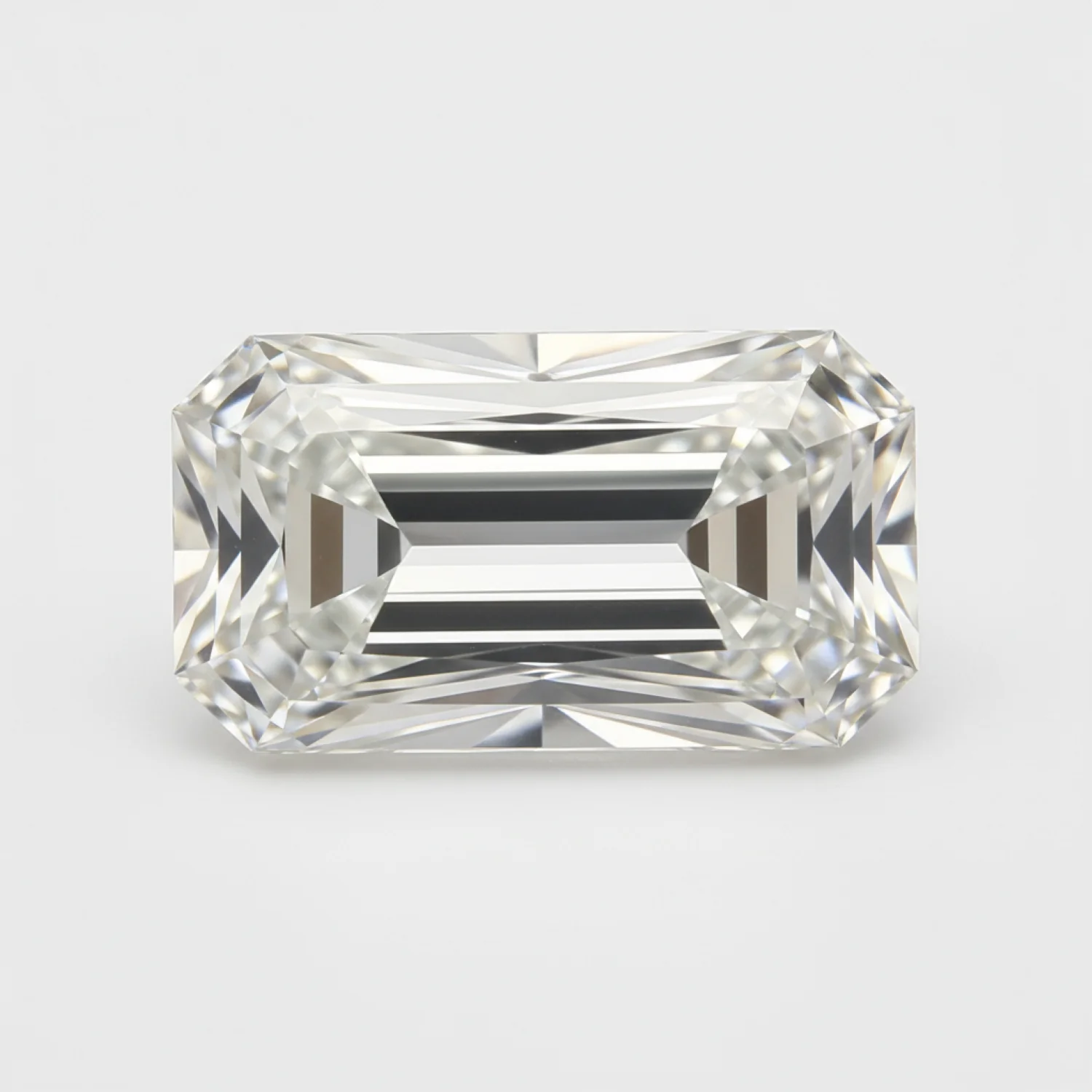 Lab Grown Diamond 1PC Chunky 10x20 MM Baguette Faceted White High-Quality Man Made Loose Gemstones - Image 2