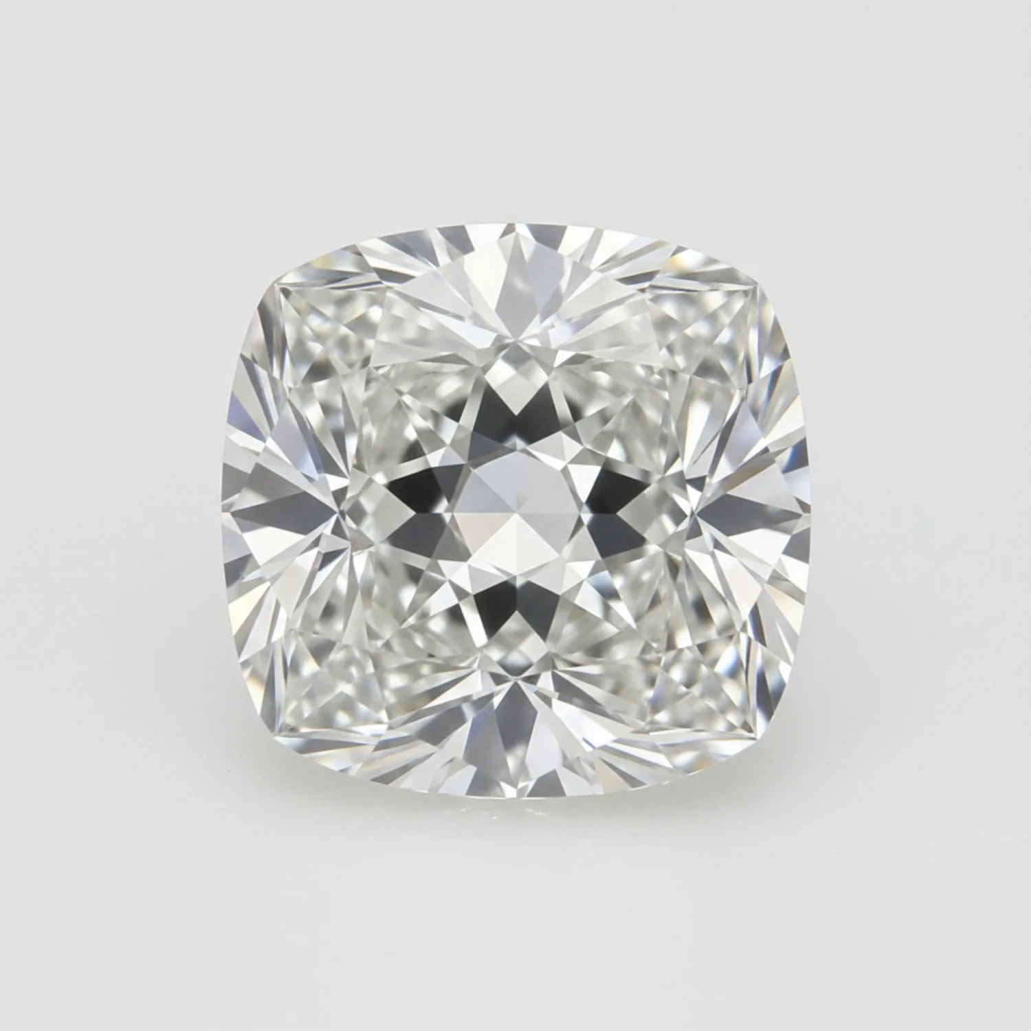 Lab Grown Diamond 1PC Large 10x10 MM Cushion Faceted White Shine Man Made Loose Gems - Image 2