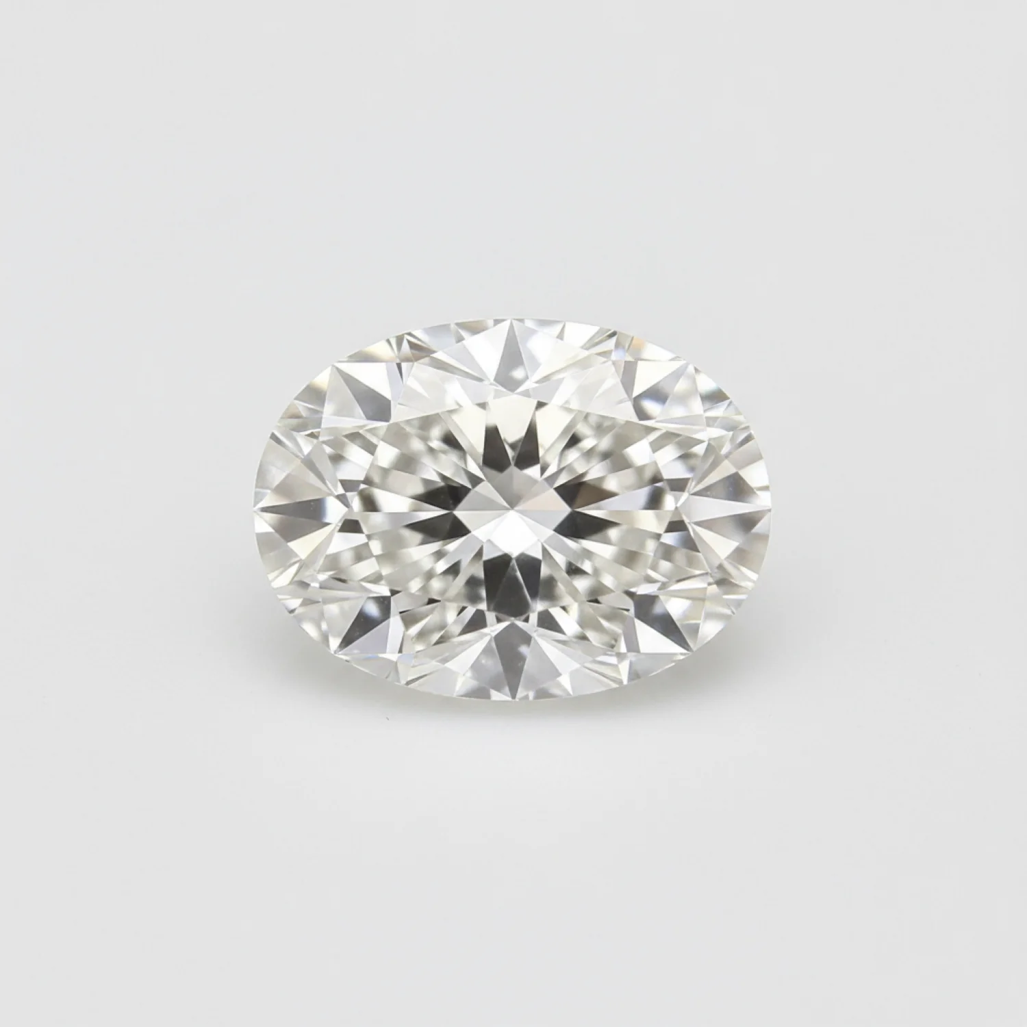 Lab Grown Diamond 1PC Large 10x12 MM Oval Faceted White Shine Man Made Loose Gemstones - Image 2