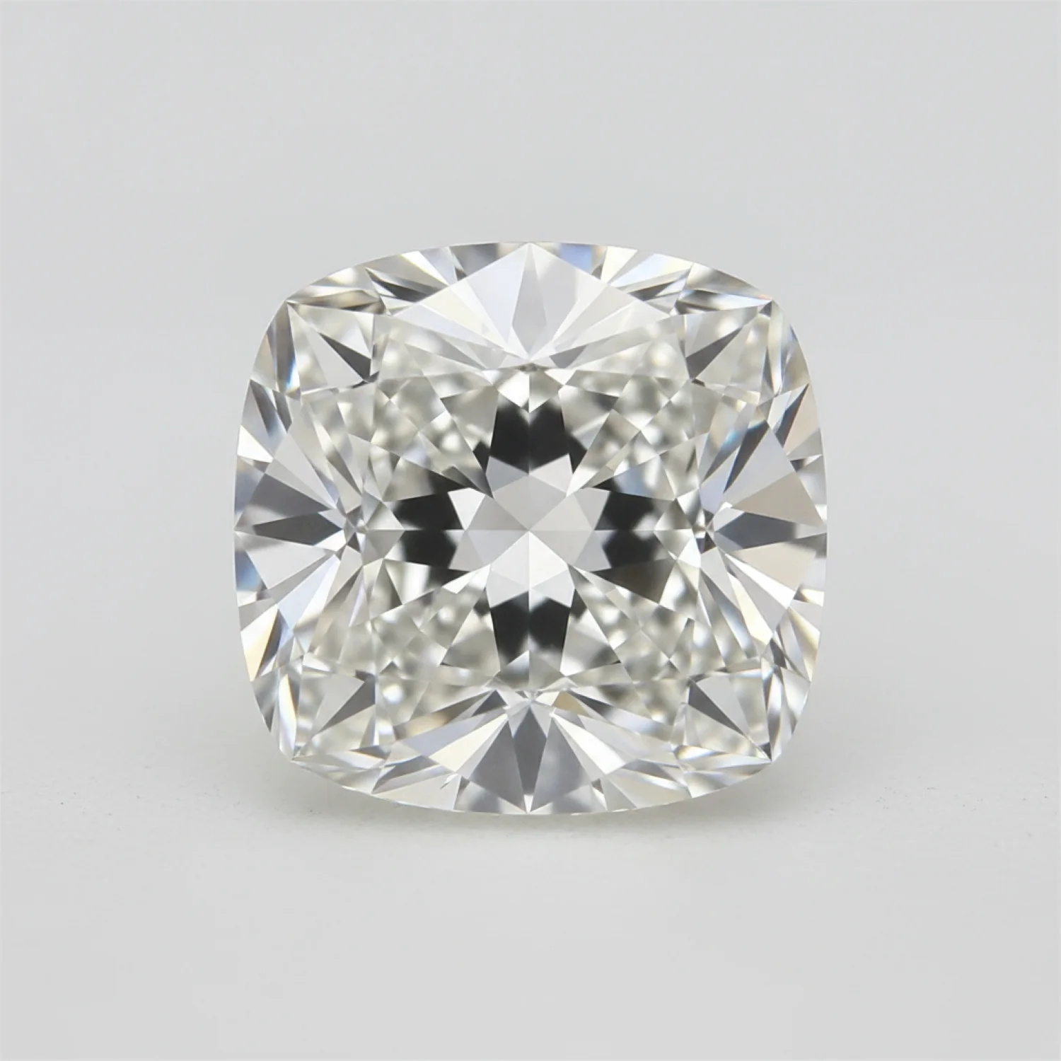 Lab Grown Diamond 1PC Medium 9x9 MM Cushion Faceted White Lustrous Man Made Gems - Image 2