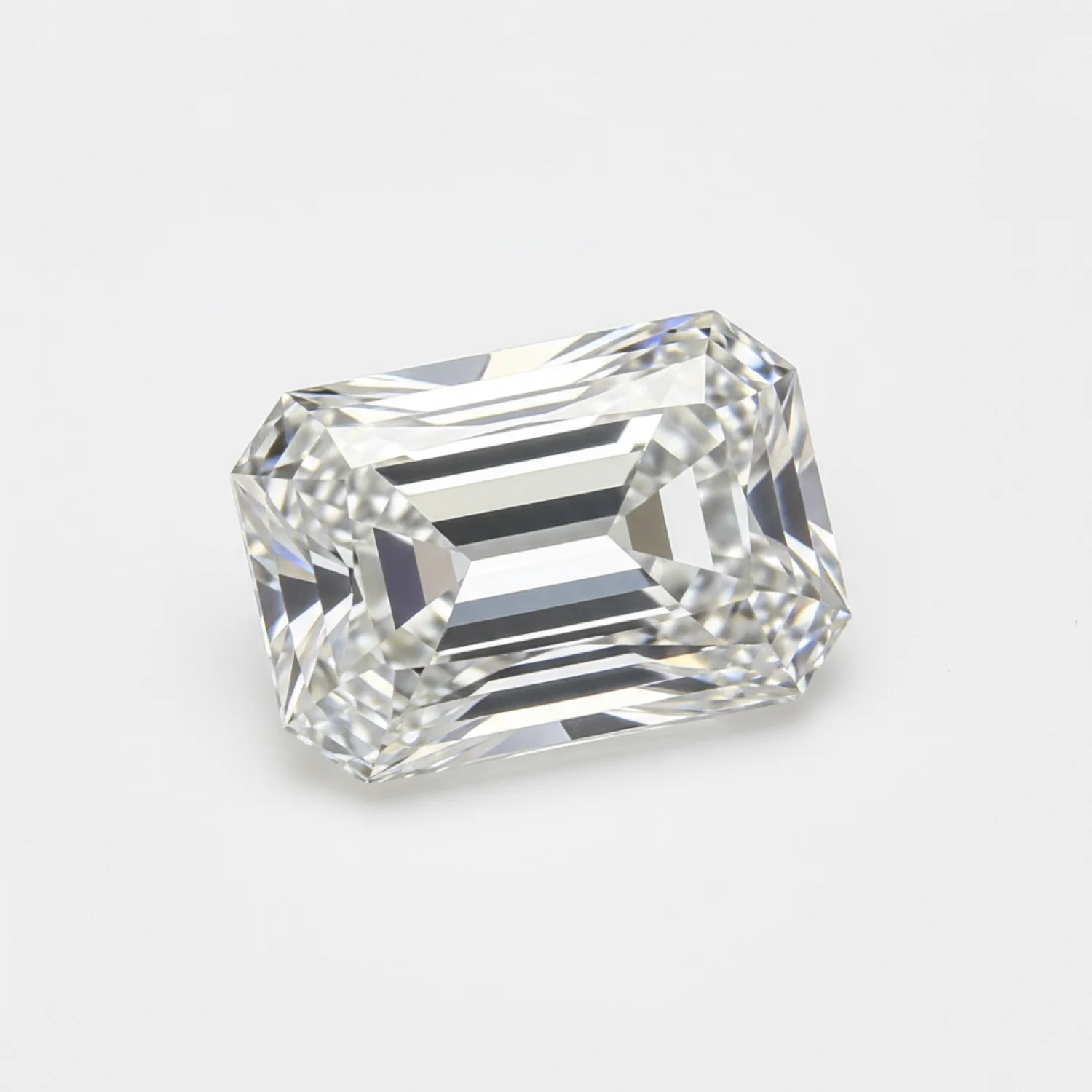 Lab Grown Diamond 1PC Small 5x10 MM Baguette Faceted White Luster Man Made Loose Gemstones - Image 2