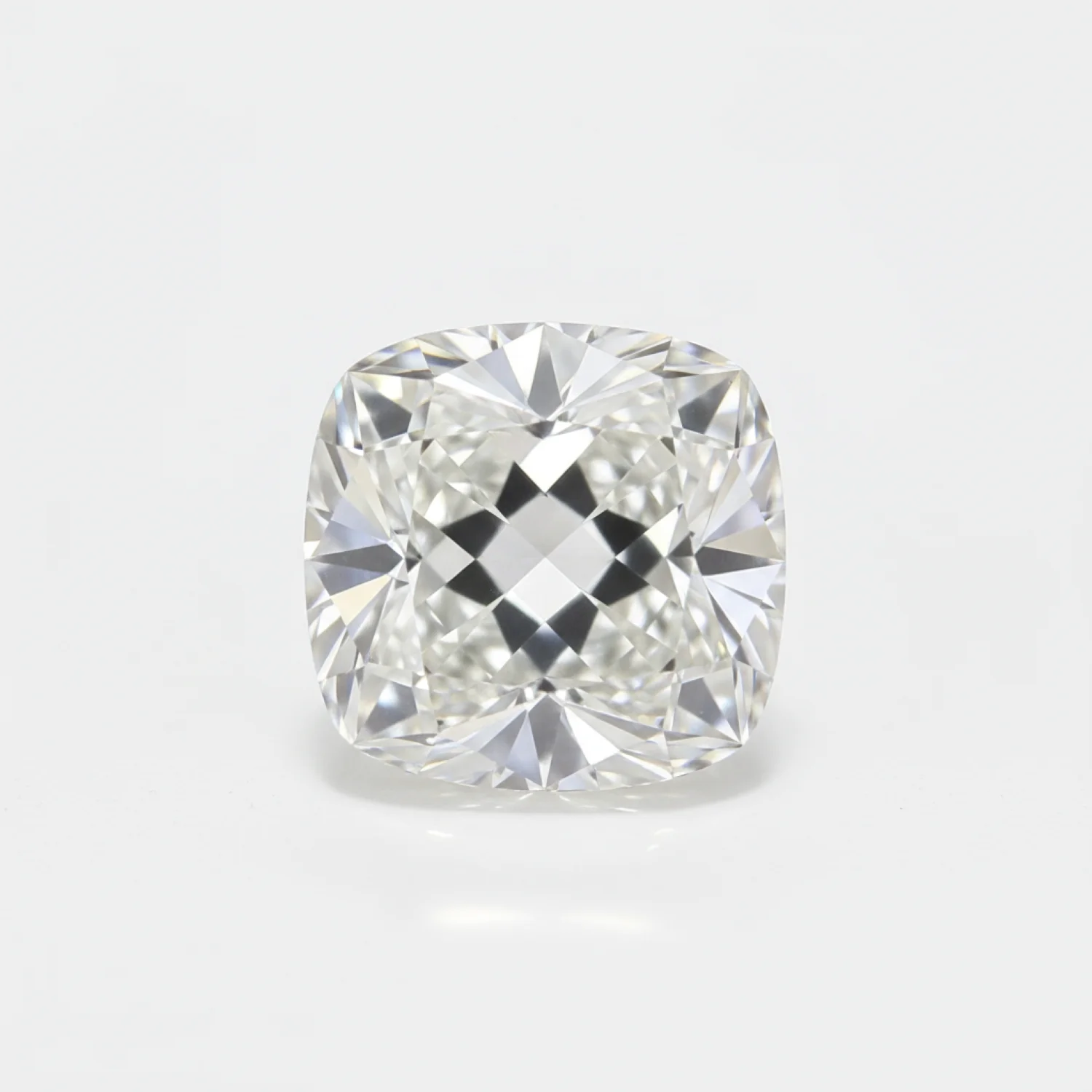 Lab Grown Diamond 1PC Small 7x7 MM Cushion Faceted White Splendid Man Made Loose Gemstone