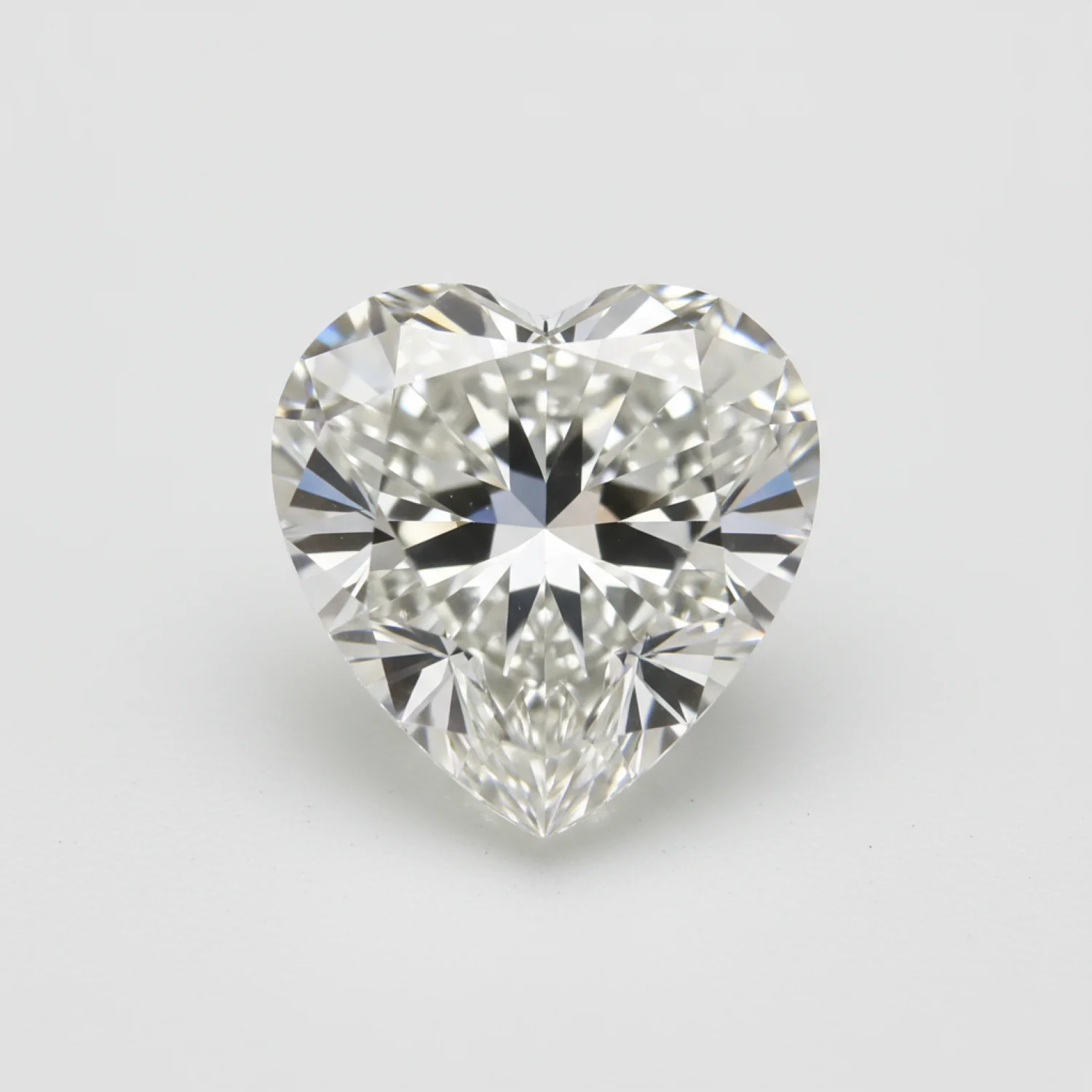 Lab Grown Diamond 1PC Tiny 5x5 MM Heart Faceted White Sparkling Man Made Gems - Image 2