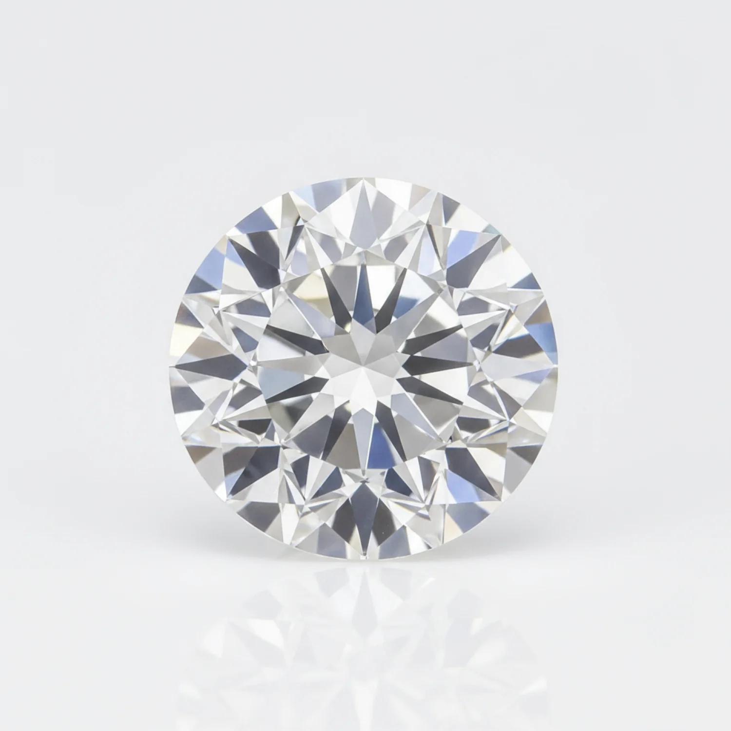 Lab Grown Diamond 1PC Tiny 6x6 MM Round Faceted White Polished Man Made Loose Gems