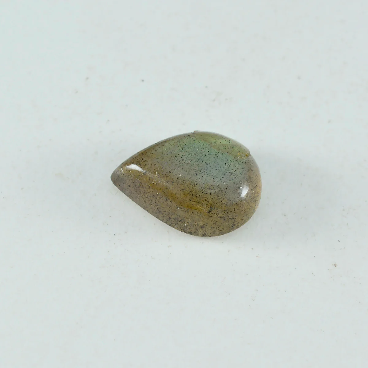 Labradorite 1PC Large 10x12 MM Pear Cabochon Gray Pure semi Precious Loose Gems