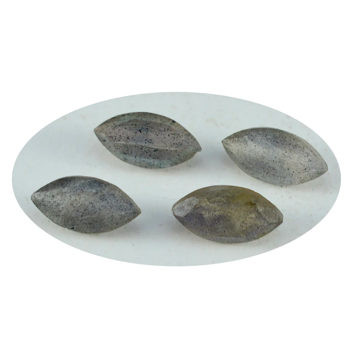 Labradorite 1PC Medium 7x14 MM Marquise Faceted Gray Polished Semi Precious Loose Gemstones - Image 3